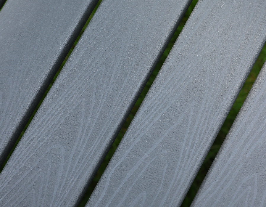 Scaun de sufragerie HDPE, gri ardezie
