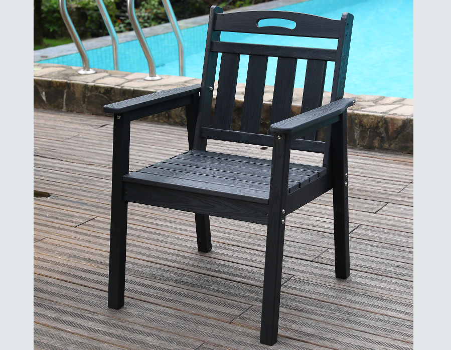 Scaun de sufragerie de terasă Onyx Vertical Flow HDPE