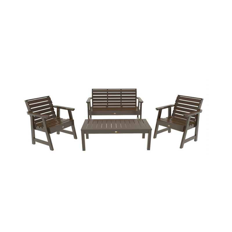 Set canapea pentru exterior – 4 piese (canapea, fotolii, masuta de cafea)
