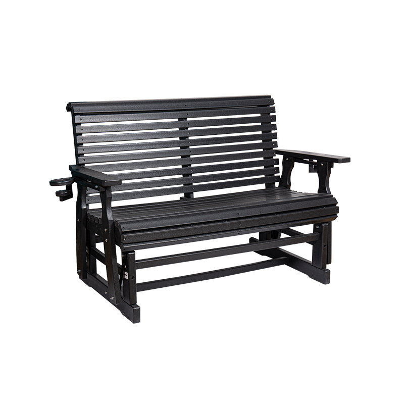 Scaun cu glider de exterior HDPE rezistent la intemperii